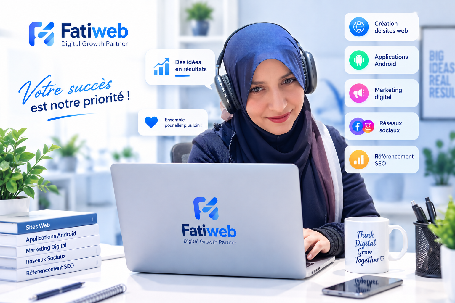 Saoussen - responsable d'accompagnement Fatiweb