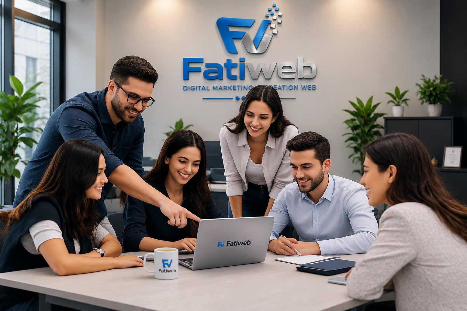 Équipe Fatiweb en réunion